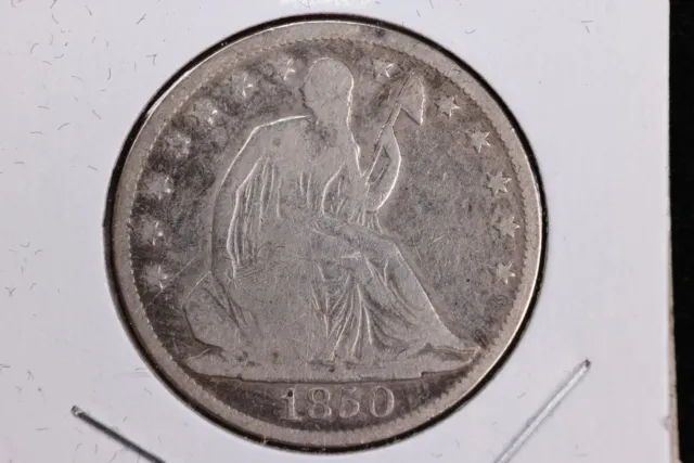 1850-O Liberty Seated Half Dollar, Affordable Circulated Coin. Store Sale #80902