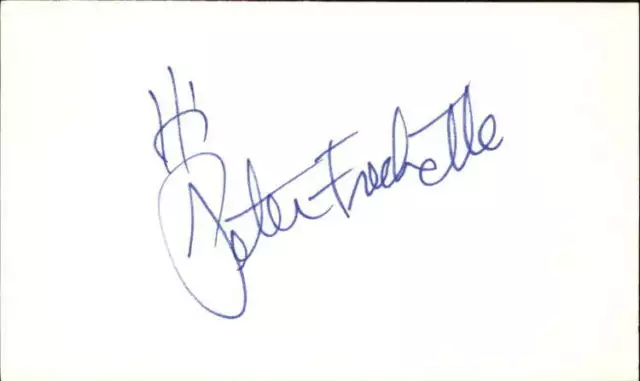 Peter Franchette Actor Inside Man Signed 3" x 5" Index Card