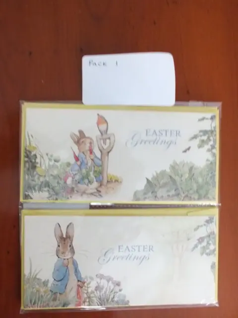 Beatrix Potter / Peter Rabbit Easter Cards (BNIP)