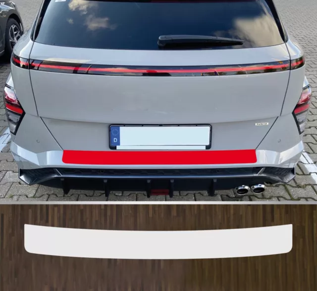 Lackschutzfolie Ladekantenschutz transparent passgenau für Hyundai Kona ab 2023