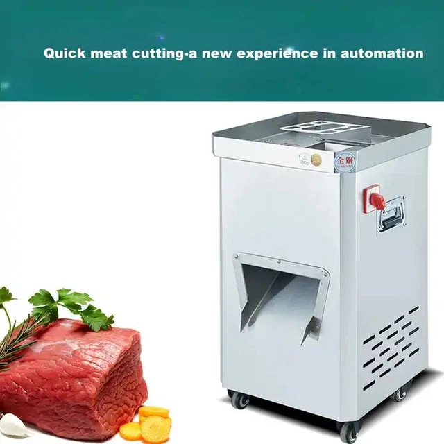 NEW COMMERCIAL MEAT Strip Cutter / Vertical Meat Slicer Machine 1500w