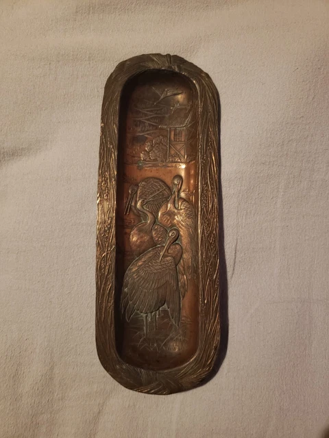 Mors Western Cuivre Vintage à Canon Articulé, Marqué Japon