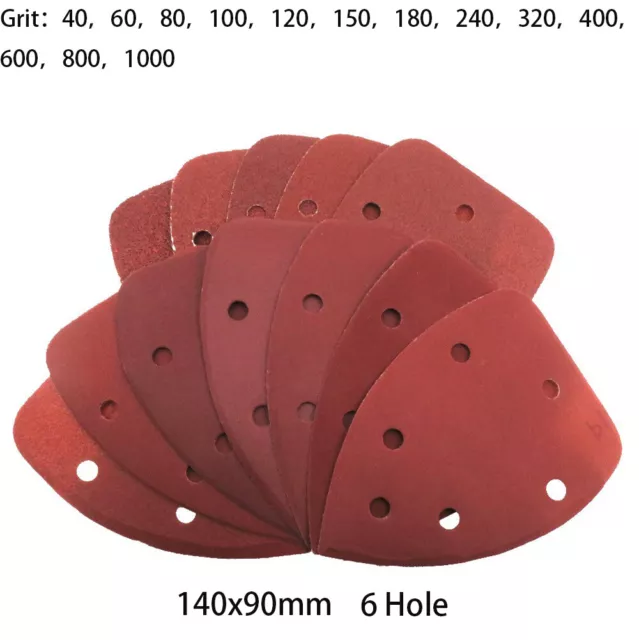 Mouse Sanding Pads Hook Loop Sandpaper 150 Grit for Black+Decker Detail  Sander