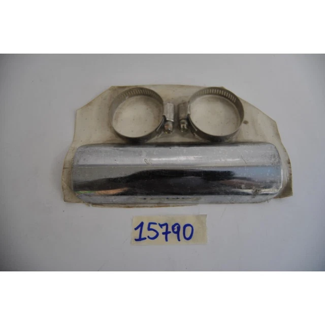 Silencieux Moto Custom INOX - Échappement Forge CB6789 - Universel Pour Café Racer, Bobber, Chopper