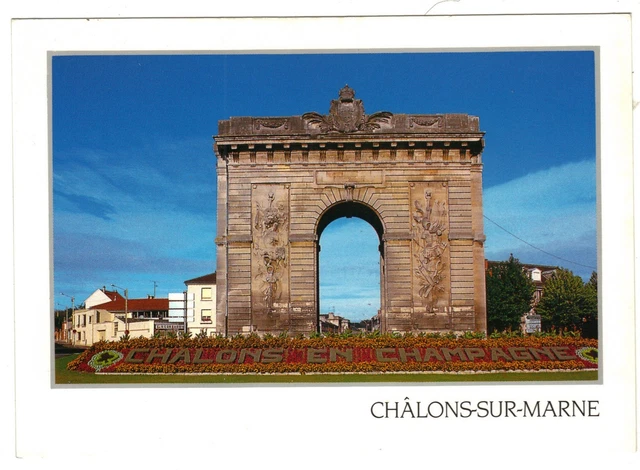 51 - cpsm - CHALONS SUR MARNE - Porte Sainte Croix (H5920)