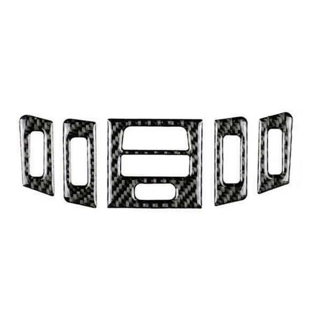 AUTOCOLLANT VOITURE GRILLE Ventilation Accoudoir Carbone Fibre Console