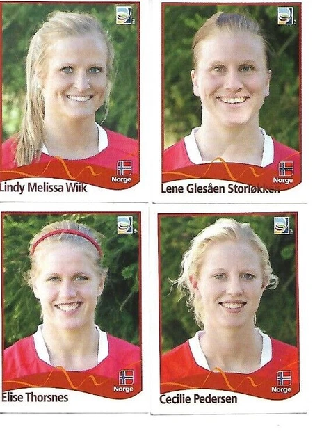 Panini Sammelbilder Frauen - Fußball - WM 2011, Norwegen.