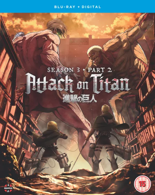 Attack On Titan: Season 3 - Part 2 [15] Blu-ray