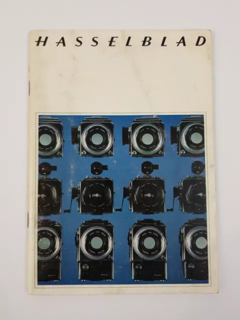 Vintage Hasselblad Models 500C, 500EL, & SWC Deluxe Camera Brochure