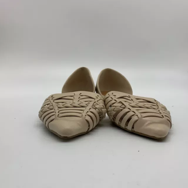 Womens city classified Beige flat shoes, Size 7.5M 3