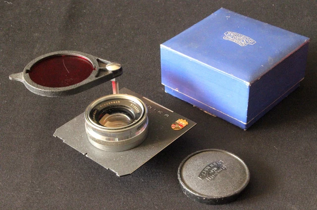 Schneider Componon f/5.6 150 en placa Linhof filtro rojo para condensador más grande
