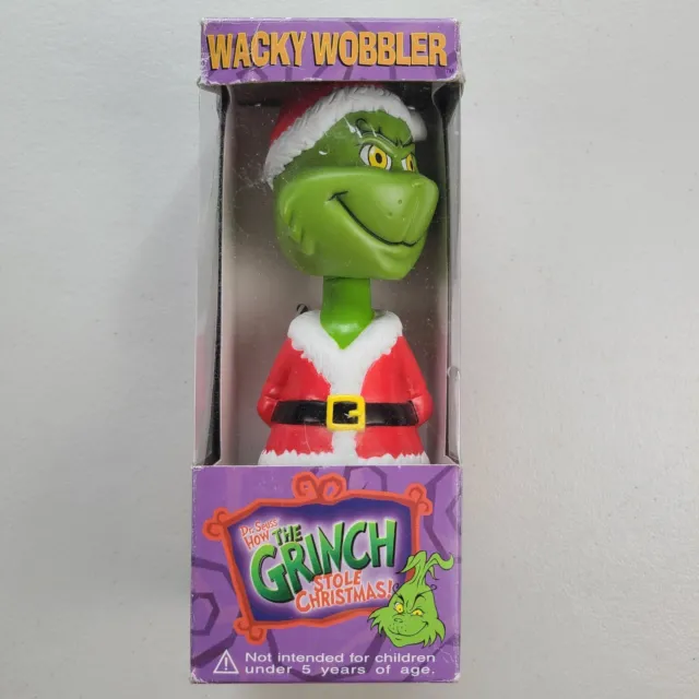 Mib Funko Wacky Wobbler (2000)=How "The Grinch" Stole Christmas Bobblehead
