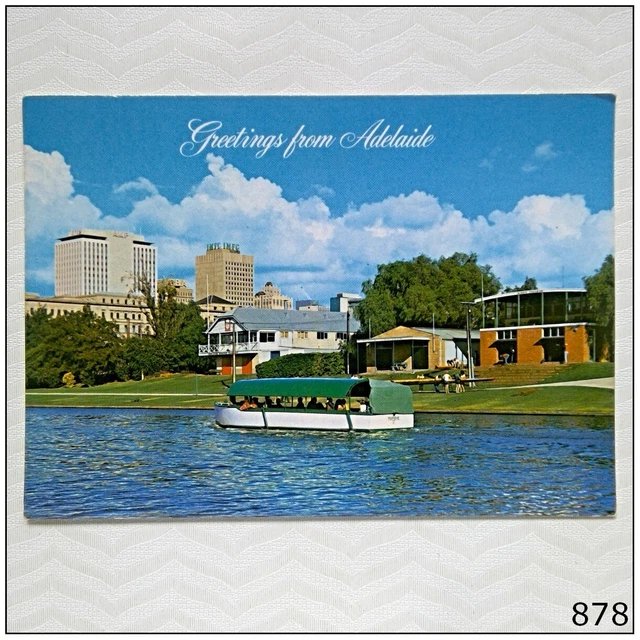 River Torrens Adelaide SA Greetings Postcard (P878)
