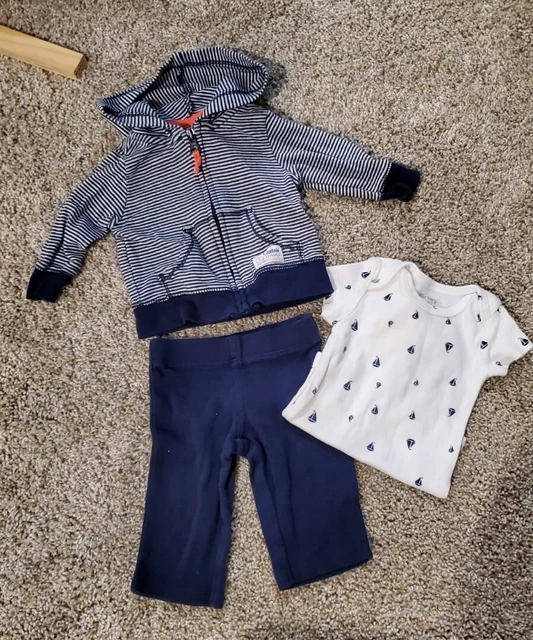 carters baby boy outfit set, NB