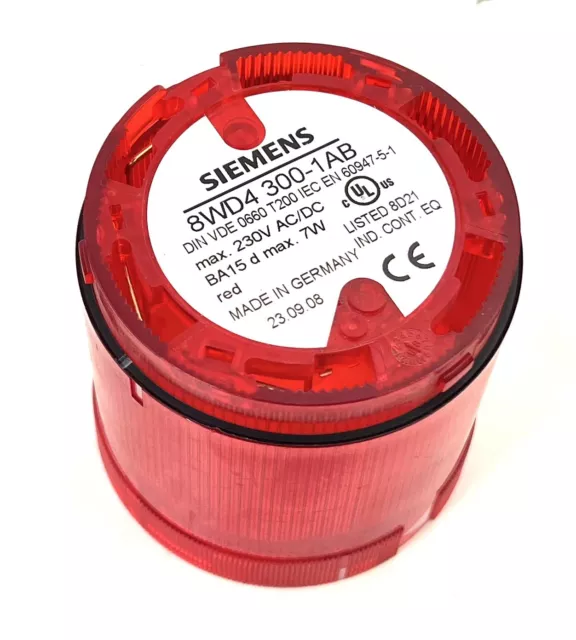 Siemens Stack light red 8WD4 300-1AB 230V AC/DC -used-