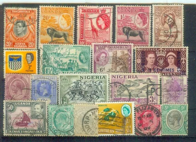 Lot Briefmarken aus Britisch Afrika