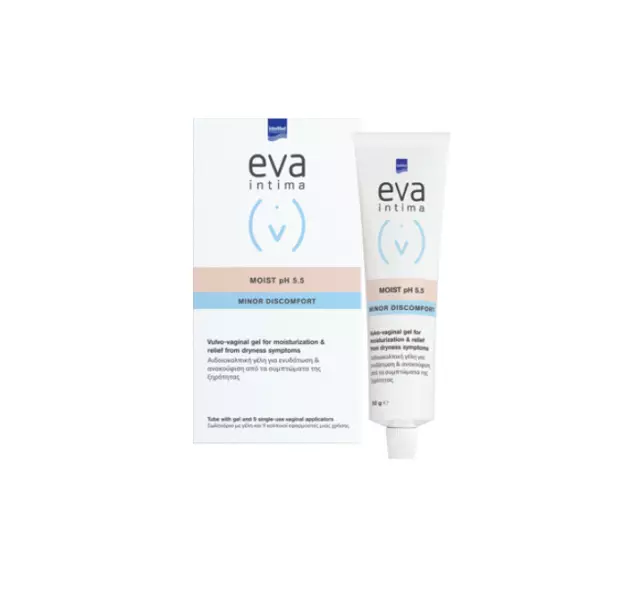 Eva Intima Moist pH 5.5 Gel Tube 50g & 9 Applicators