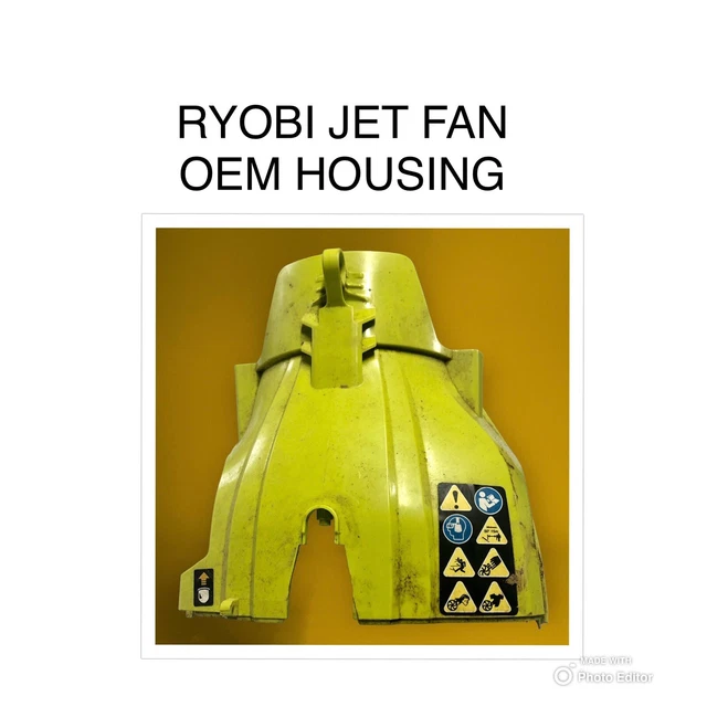 RYOBI JET FAN Oem Housing Body Leaf Blower Replacement Part Diy Repair