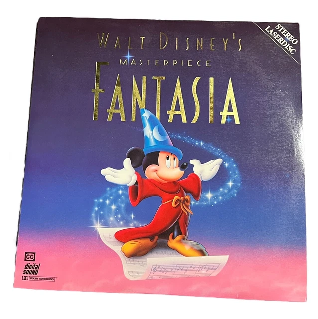 WALT DISNEY'S FANTASIA USA NTSC Laserdisc Mickey Mouse Sorcerer's