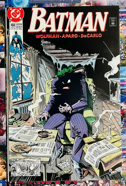 DC Comics: BATMAN. No. 450 Early Jul 1990. Box DC2