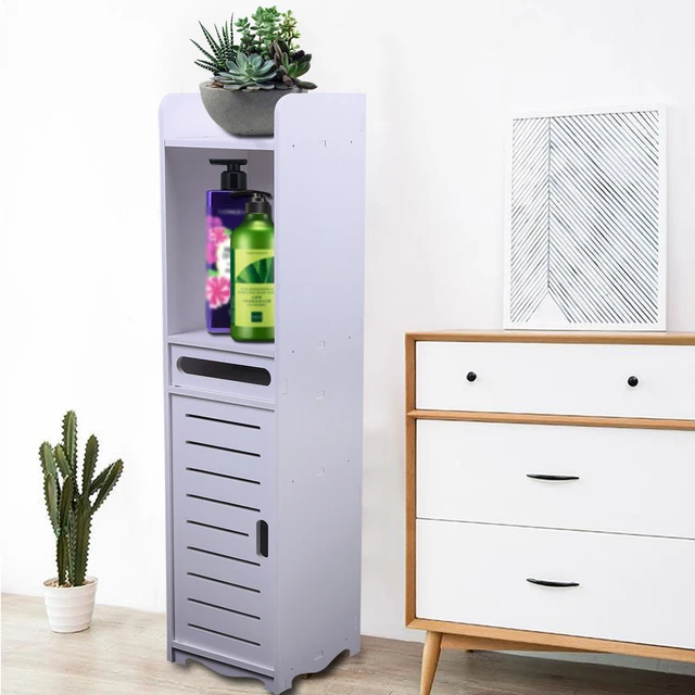 GOPLUS 57X18,5X163CM Sopra il Gabinetto di Stoccaggio della Toilette
