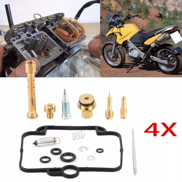 4x Vergaser Dichtung Reparatursatz Dichtsatz Für Suzuki GSF1200 Bandit GSF 1200