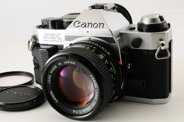 CANON AE-1 SILVER / Lens FD 50mm f/1.4 S.S.C. Exc+5 SLR Z3169