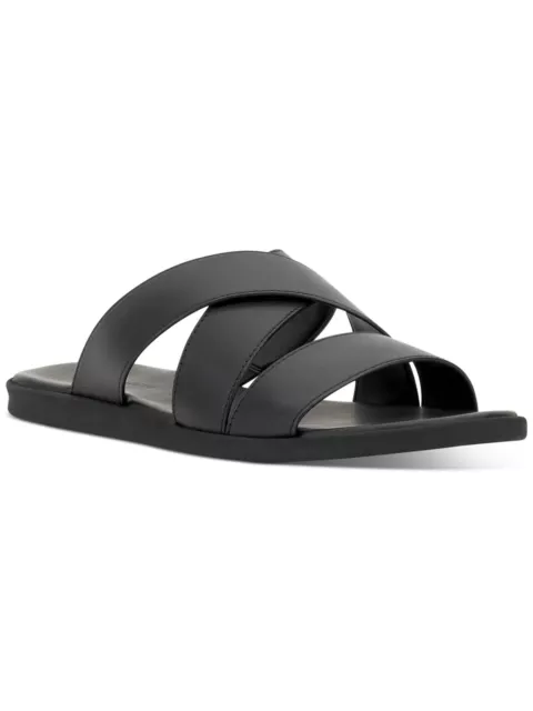 VINCE CAMUTO MENS Black Upper Waely Slide Sandals Shoes 12 M $54.99 ...