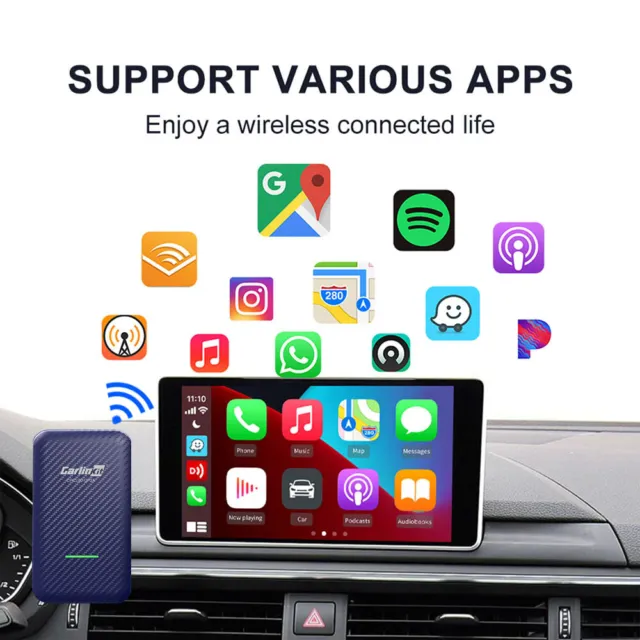 Carlinkit 4.0 Car Player for Wired to Wireless CarPlay Box Android Auto Dongle 3