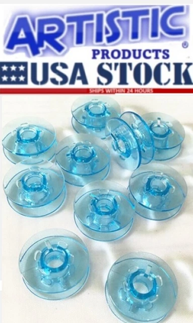 CKPSMS 9033P Plastic Bobbins For Pfaff 1469 1471 1472 1473 1475 1520 – Shuttle Cover Compatible