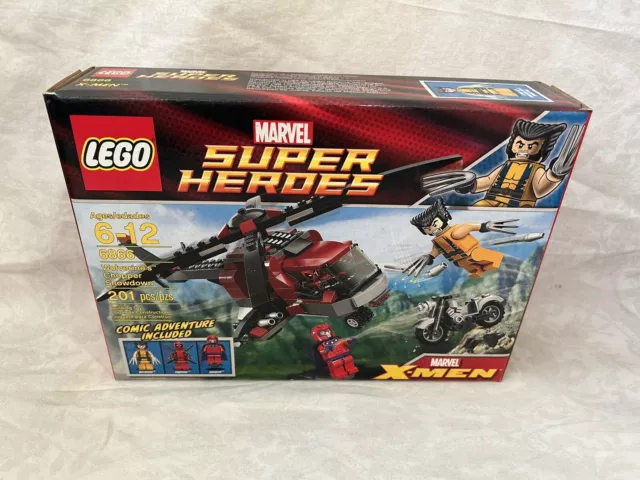 Lego 6866 Marvel Wolverine's Chopper Showdown Set New in Sealed Box