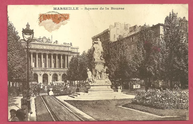 CPA-13- Marseille - Square de la Bourse