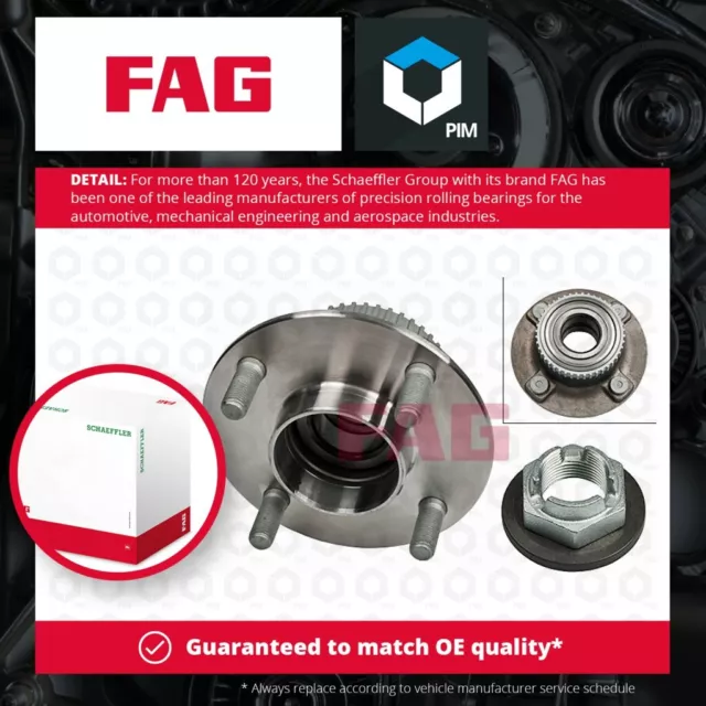 Wheel Bearing Kit Rear 713678350 FAG 5027622 Genuine Top Quality Guaranteed New