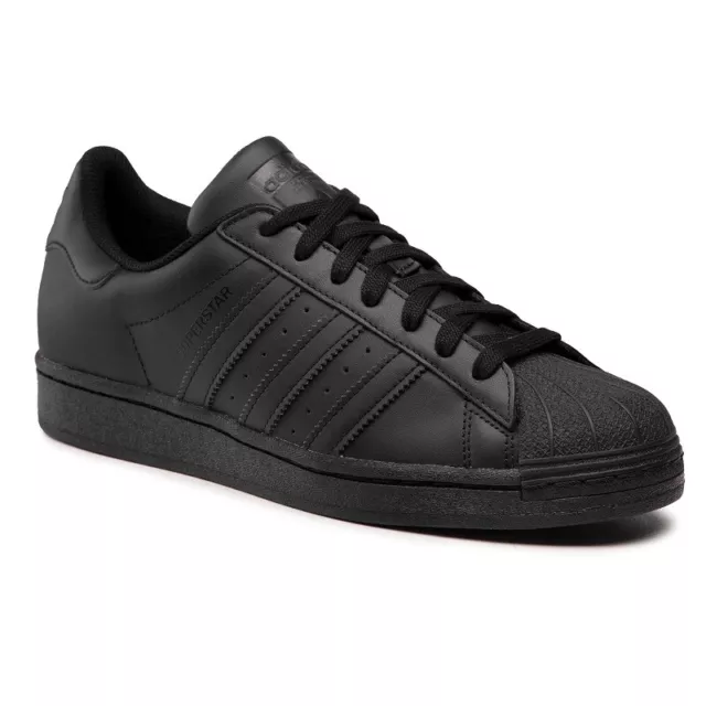 adidas Superstar Herren Classic Leder Sneaker Schuhe Freizeit Turnschuhe EG4957