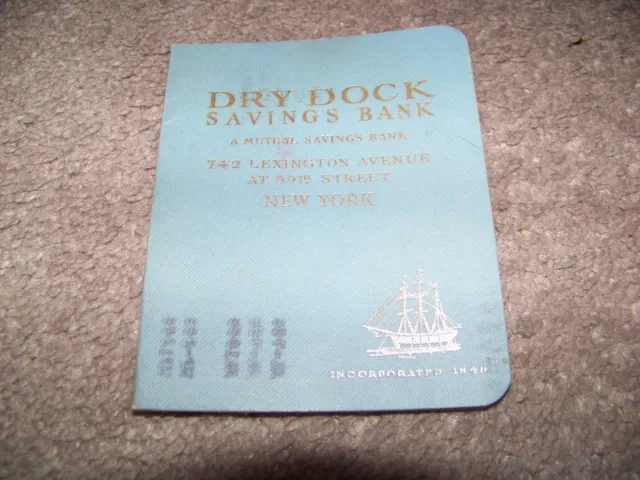 1955 Dry Dock Savings Bank Alberta Payne Collins Lexington Avenue 59th Street NY