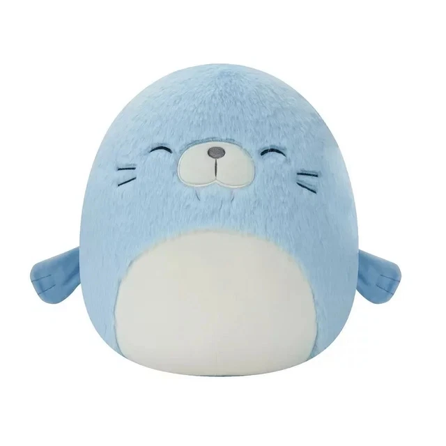 Peluche Squishmallow Samir - Baleine Bleue - 8 Pouces (20 Cm) - Ultra Doux - Neuf Avec Étiquette