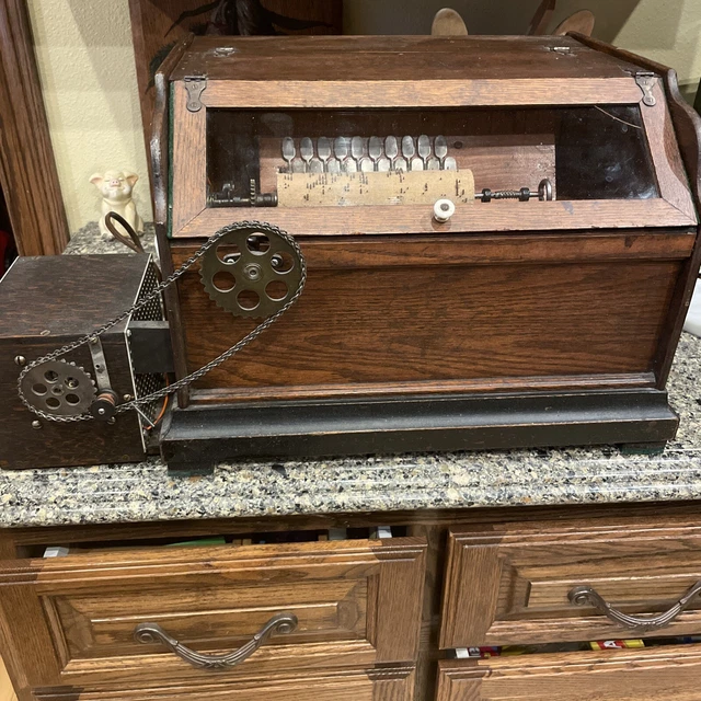 Concert Roller Organ, Antique Music Box Working, Converted To Electric