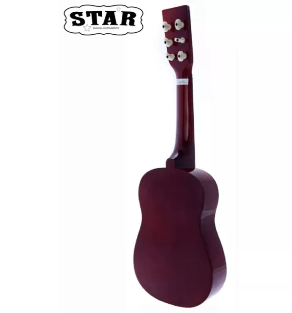 Star Kids Acoustic Toy Guitar 23 Inches Natural Color 3