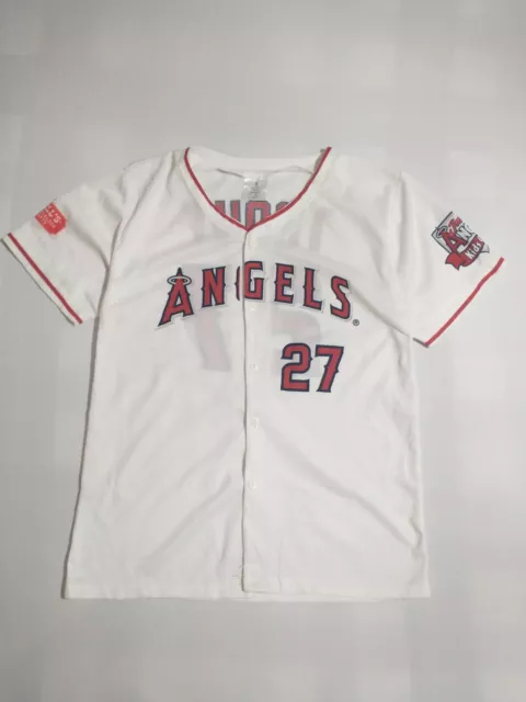 LA Angels Teen Vintage MLB Baseball Team Jersey Shirt Youth XL