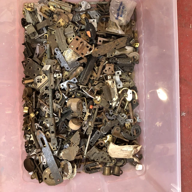 Furniture & Architectural Hardware Antique Lot  Parts & Restoration 30 LBS !!!