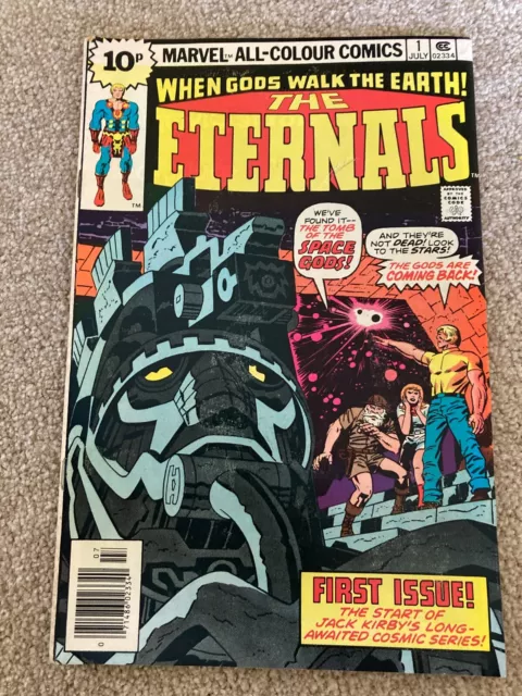 The Eternals 1 (1976) - Bronze Age Marvel Comics key – FN