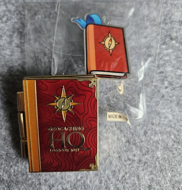 HQ Logbook Geocoin 2013 Lackey Geocoin Unactivated
