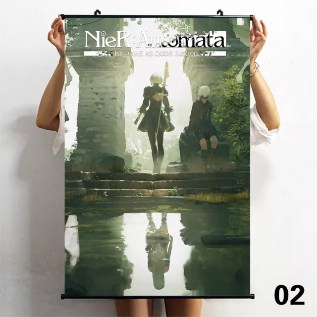 .com: FUjx NieR Automata 2B Anime Character Poster Mural,Anime  High-Definition Mural,Anime Character Mural,Art Wall Home Decoration  40x60cm（16x24inch） No Frame : Tools & Home Improvement