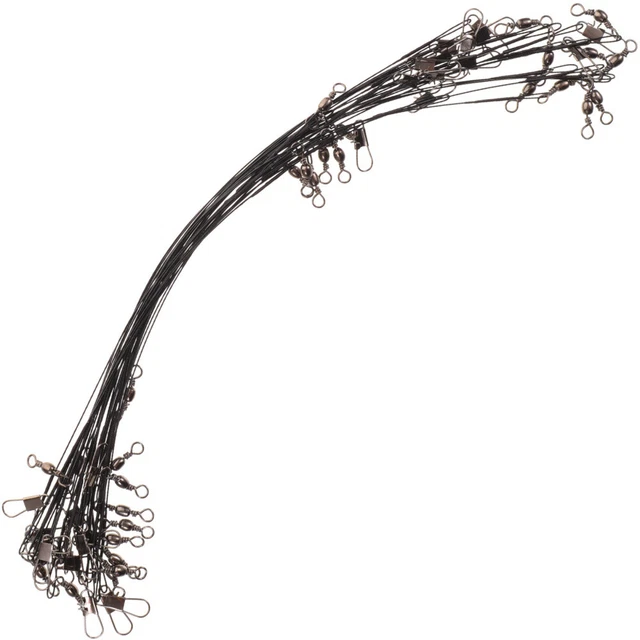 72 Stück Angel-Vorfächer Aus Stahl - Anti-Biss Schutz Für Barsch, Zander & Hecht