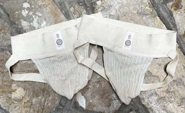 VINTAGE Pair Of ATHLETIC SUPPORTERs By Bike Size L