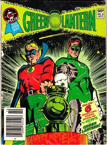 DC SPECIAL BLUE RIBBON DIGEST #4 GD+ Signed Martin Nodell Green Lantern 1980
