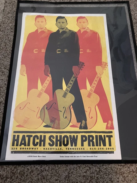 Johnny Cash Hatch Show Print Poster Johnny Cash Hatch Show Print Poster