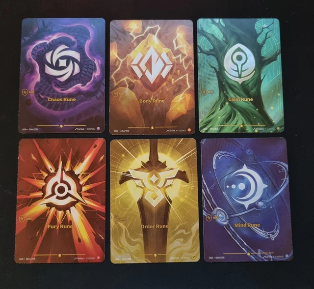 RIFTBOUND LEAGUE OF LEGENDS TCG ORIGINS: 6x RUNE BUNDLE SHOWCASE ALT ...