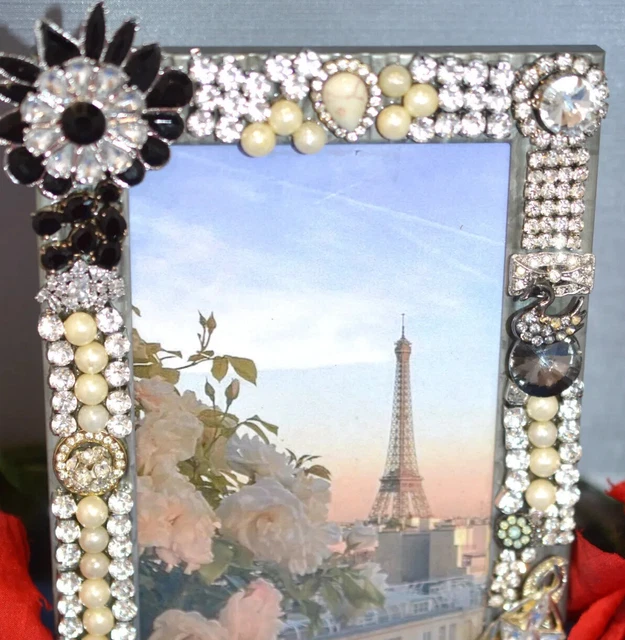 Jewelry Decorated  Art Picture Frame  " 4X6 Photo