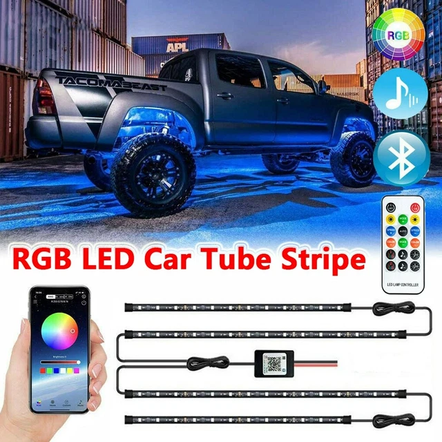 Illuminazione sottoscocca LED RGB auto corpo lampada atmosfera APP Control IP67 DE